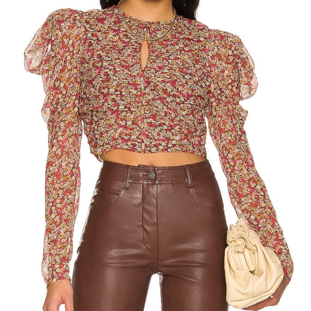 BARDOT floral top size small
